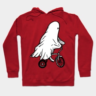 bicycling ghost Hoodie